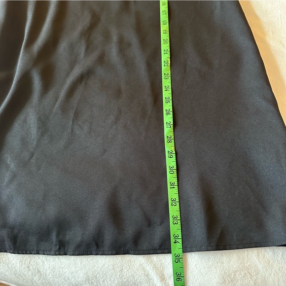 SHEIN Scallop Trim Black Shift Dress Size Medium - Picture 8 of 8